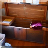 F88. Vintage Cavalier cedar chest.